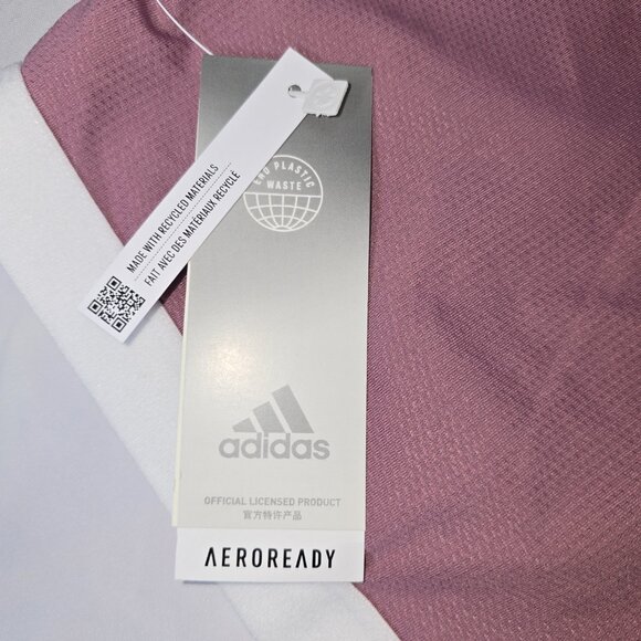 Adidas Girls' Allover Print Tank Bra Wonder Orchid, various sizes, NWT - Picture 7 of 8